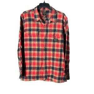 Pendleton X Emerica Plaid Flannel Shirt Men's Large Original Board Shirt #CC5-6